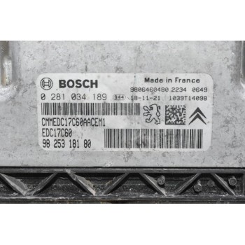 Εγκέφαλος Citroen C3 / C4 1.6D 2005-2020 982518180 0281034189 8906460480 1039T14098 (Peugeot 208 308)