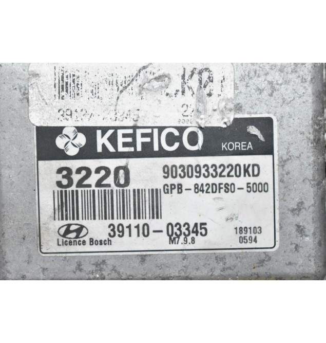 Εγκέφαλος Hyundai i20 1.2 2008-2014 39110-03345 (KIA)