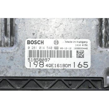 Εγκέφαλος Fiat Bravo 2.0 / 1.9 JTD 2005-2015 51858097 0281014540 1039S33446 (Alfa Romeo 159)