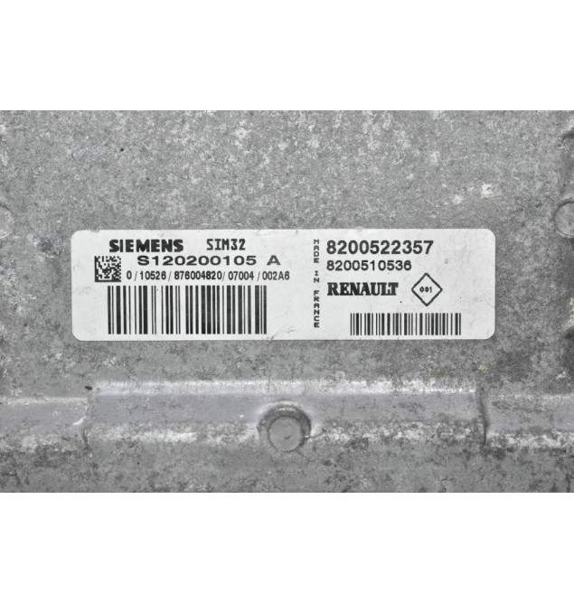 Εγκέφαλος Renault Clio 1.2 2008-2013 8200522357 8200510536 S120200105