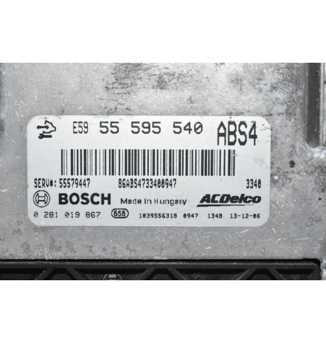 Εγκέφαλος Opel Insignia 2.0 CDTI 2008-2016 55595540 1039S56318 0281019867 55579447