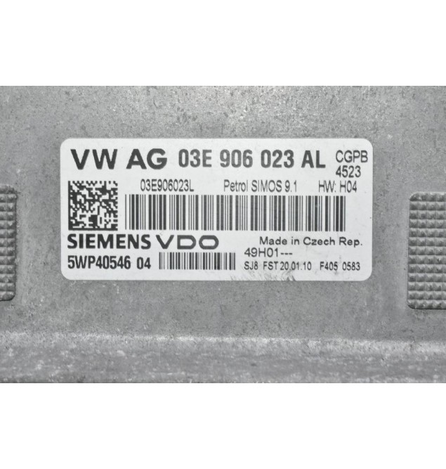Εγκέφαλος Volkswagen Polo 1.2 2006-2015 03E906023AL 03E906023L 5WP40546 (Seat / Audi / Skoda)