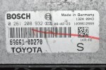 Εγκέφαλος Toyota Yaris 2006-2012 BOSCH 89661-0D270 0261208932