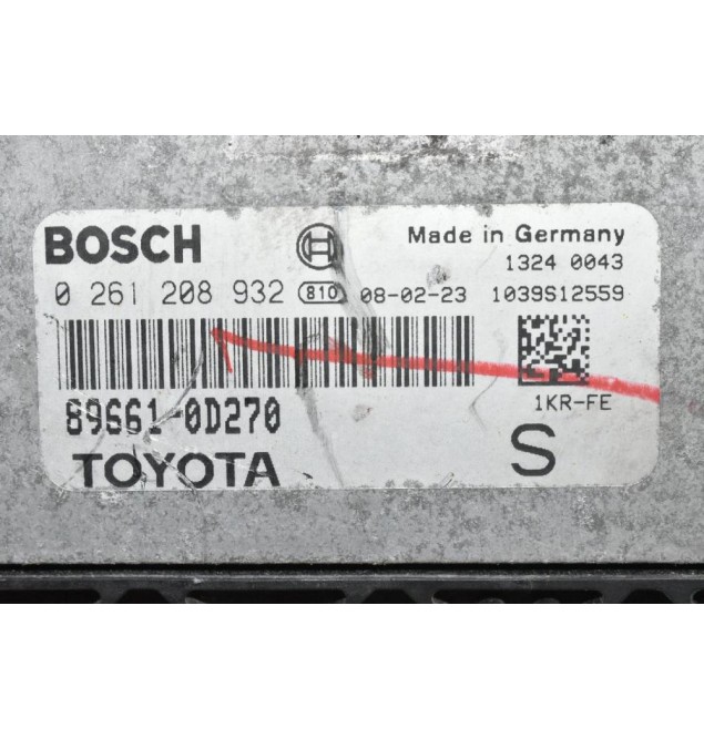 Εγκέφαλος Toyota Yaris 2006-2012 BOSCH 89661-0D270 0261208932