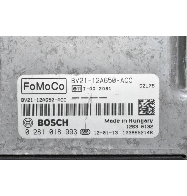 Εγκέφαλος Ford Fiesta / Focus 2008-2013 BV21-12A650-ACC 0281018993 1039S52148