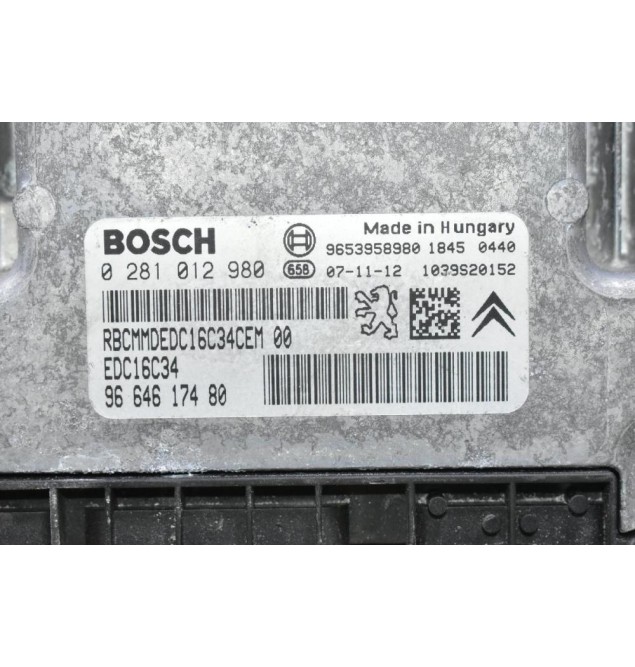 Εγκέφαλος Citroen C4 1.6 HDI 2008-2020 9664617480 0281012980 9653958980 (Peugeot)