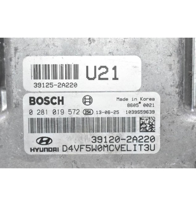 Εγκέφαλος Hyundai i40 1.7 CRDI 2007-2020 BOSCH 39120-2A220 0281019572 1039S59639