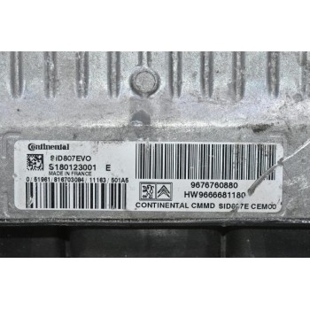 Εγκέφαλος Citroen C4 1.6 HDI 2008-2020 9676760880 S180123001 SID807EVO (Peugeot 508)