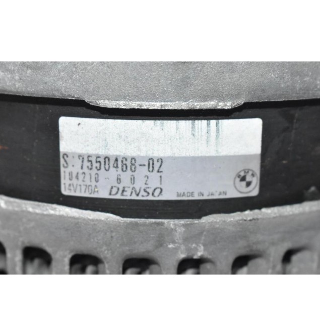 Δυναμό Bmw 116 - 120 / 316 - 320 N43B20 - N43B16 2005-2010 7550468-02 104210-6021 170A (Σειρα 1 -3) (Γνήσιο)