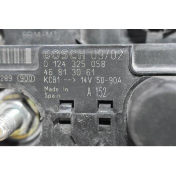 Δυναμό Fiat Stilo / Brava / Marea 2001-2008 46813061 0124325058 50-90A 14V (Γνήσιο)