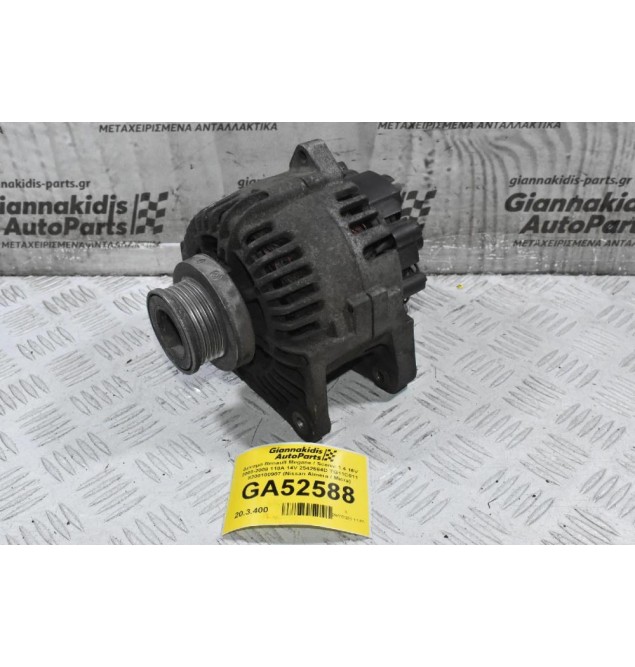 Δυναμό Renault Megane / Scenic 1.4 16V 2000-2008 110A 14V 2542664D TG11C011 8200100907 (Nissan Almera / Micra)