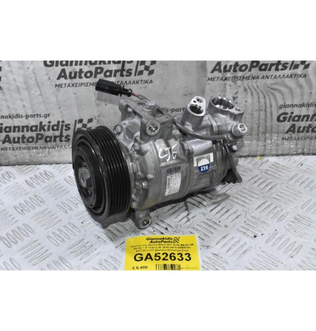 Κομπρεσέρ Aircondition A/C Audi A5 A4 Q5 A6 A8 1.8 TFSI CJE 2010-2015 6SES14C 437100-8321 (Denso) (Σπασιμο Στην Τροχαλια)