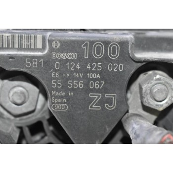 Δυναμό Opel Astra / Vectra / Zafira 1.6 -1.8 2000-2012 0124425020 55556067 100A (Γνήσιο)