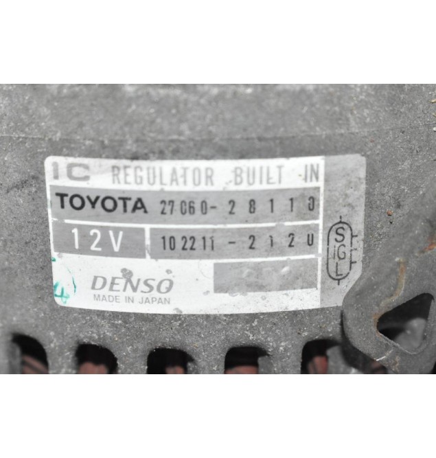Δυναμό Toyota RAV4 1AZ 2.0 90A 2001-2005 27060-28110 102211-2120