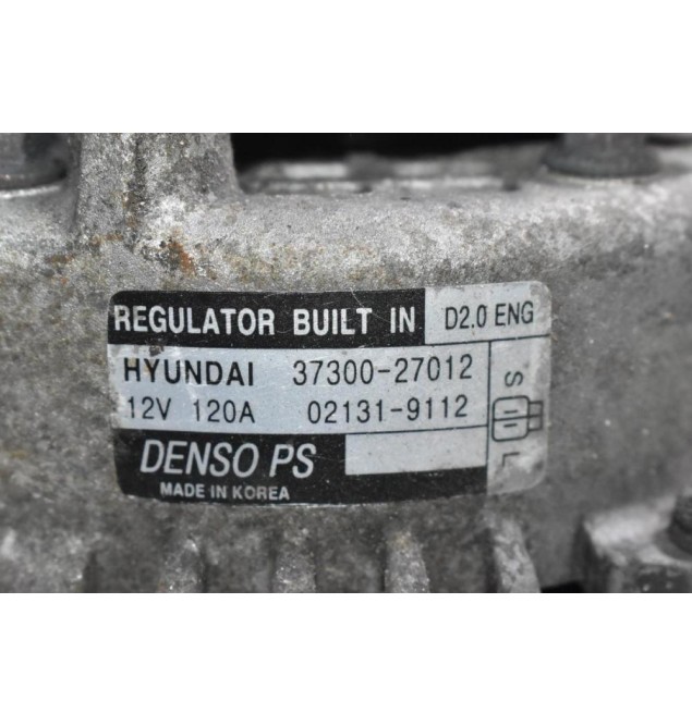 Δυναμό Kia Sportage - Tucson 2.0 CRD 140PS D4EA 2004-2009 37300-27012 120A