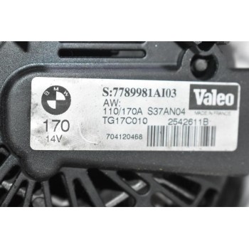 Δυναμό Bmw E60 E90 E65 M57 110/170A 14V 2002-2012 (Γνήσιο) 7789981 TG17C010 2542611B (325 330 525 530)