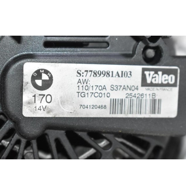 Δυναμό Bmw E60 E90 E65 M57 110/170A 14V 2002-2012 (Γνήσιο) 7789981 TG17C010 2542611B (325 330 525 530)