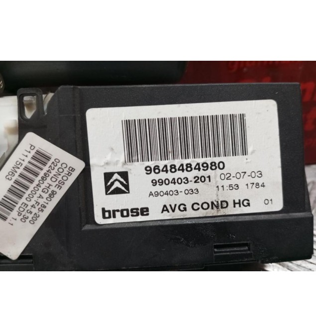 Μοτερ Παραθύρου Εμπρος Αριστερα Citroen C5 2001-2004 16+6+6 pins 9648484980