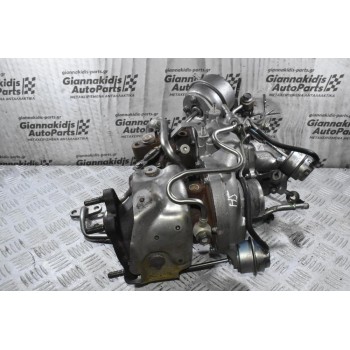 Τουρμπίνα Διπλή Mazda 6 / CX-5 2.2 Diesel SH Twin Turbo 2012-2020 SH01-13700 810357-0002 810358-0002 (Λιγα Κενά)