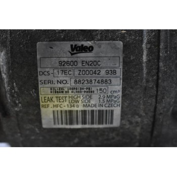 Κομπρεσέρ Aircondition - A/C Nissan Qashqai 2.0 MR20 2007-2015 92600EN20C 92600-EN20C