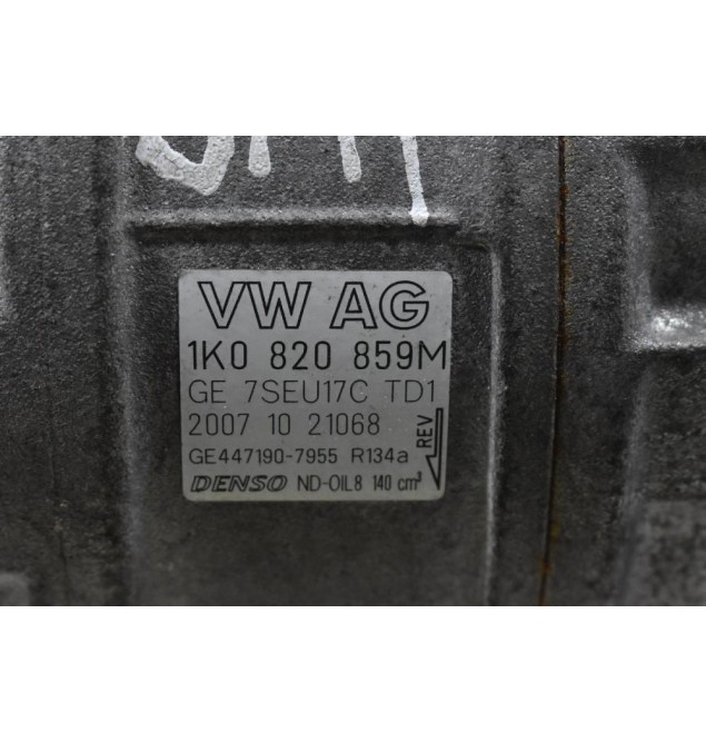 Κομπρεσέρ Aircondition Seat Ibiza / Leon 1.4 TSI 2008-2013 DENSO 1Κ0820859Μ GE447190-7955 (Volkswagen Skoda Audi)