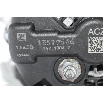 Δυναμό Opel Astra J 1.6 A16LET 2009-2015 13579666 100A (Γνήσιος)