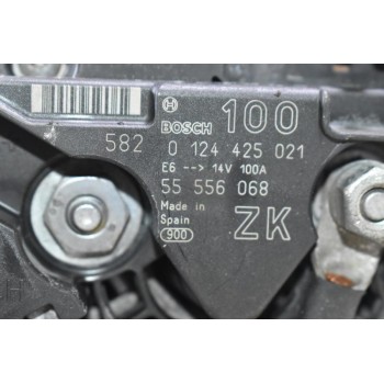 Δυναμό Opel Corsa - Astra 1.4 Z14XEP 100A 2000-2010 0124425021 55556068 (Γνήσιο)