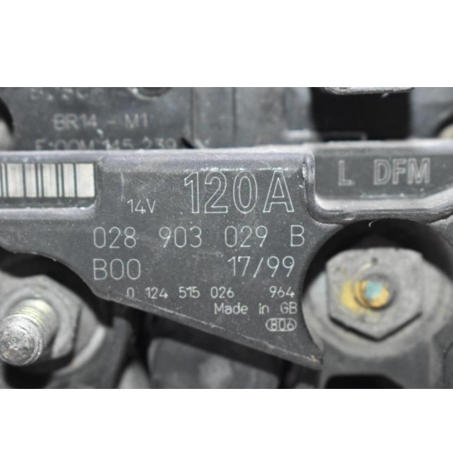 Δυναμό Volkswagen Passat / Bora TDI 1998-2012 028903029B 0124515026 (Seat Audi Skoda)