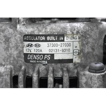 Δυναμό Kia Sportage - Tucson 2.0 CRD 140PS D4EA 2004-2009 37300-27030 120A (Εξόστερ Πισω)