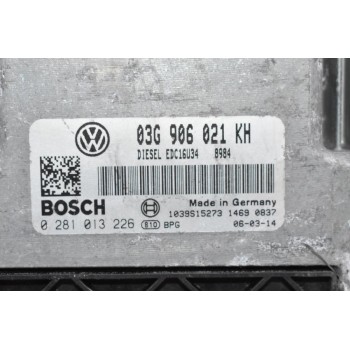 Εγκέφαλος Volkswagen Golf 1.9 TDI 2004-2013 03G906021KH 0281013226 1039S15273 EDC16U34 (Seat / Audi / Skoda)