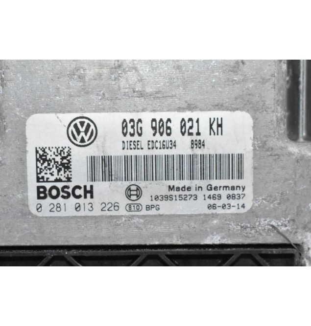 Εγκέφαλος Volkswagen Golf 1.9 TDI 2004-2013 03G906021KH 0281013226 1039S15273 EDC16U34 (Seat / Audi / Skoda)
