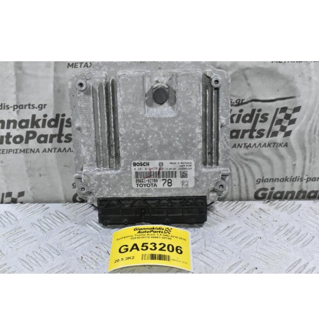 Εγκέφαλος Toyota Auris 1.4 D4D 2010-2016 0281019178 89661-0Z780