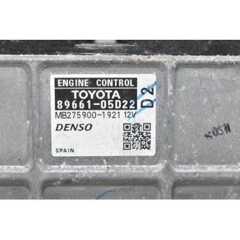 Εγκέφαλος Toyota Avensis 2.0 D4D 2008-2013 89661-05D22 MB275900-1921