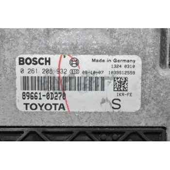 Εγκέφαλος Toyota Yaris 1.0 2006-2012 BOSCH 89661-0D270 0261208932 1039S12559