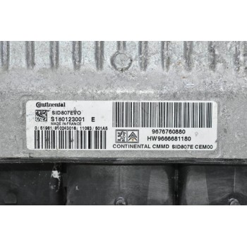 Εγκέφαλος Peugeot 508 1.6 HDI 2008-2020 9676760880 HW 9666681180 S180123001 SID807EVO (Citroen C4)