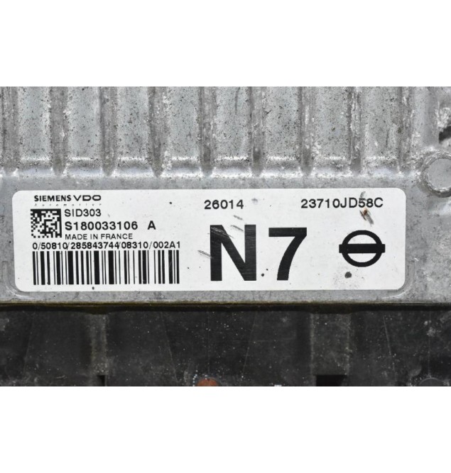 Εγκέφαλος Nissan Qashqai 2006-2015 SIEMENS SID303 S180033106 A 23710-JD58C