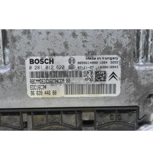 Εγκέφαλος Peugeot Partner 1.6 9HW HDI 2004-2012 BOSCH 0281012620 9663944680 (Citroen Berlingo)