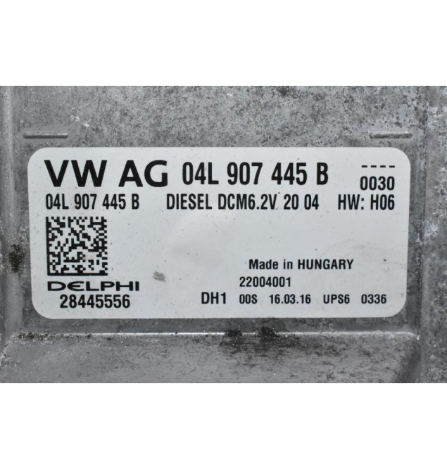 Εγκέφαλος Volkswagen Golf 7 1.6 TDI 2013-2018 04L907445B 28445556 DCM6.2V (Seat / Audi /Skoda)