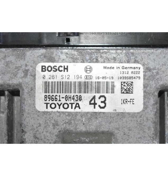 Εγκέφαλος Toyota Aygo 2014-2018 89661-0H430 0261S12194 (Peugeot 108 / Citroen C1)