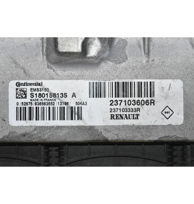 Εγκέφαλος Renault Captur - Clio 1.2 TCe H5F 2013-2024 237103606R S180158135A 237103333R EMS3150