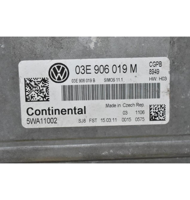 Εγκέφαλος Volkswagen Polo 1.2 2009-2015 SIEMENS 03E906019M 03E906019B 5WA11002