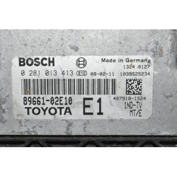 Εγκέφαλος Toyota Corolla - Auris 1.4D D4D 2005-2010 89661-02E10 0281013413 1039S25234