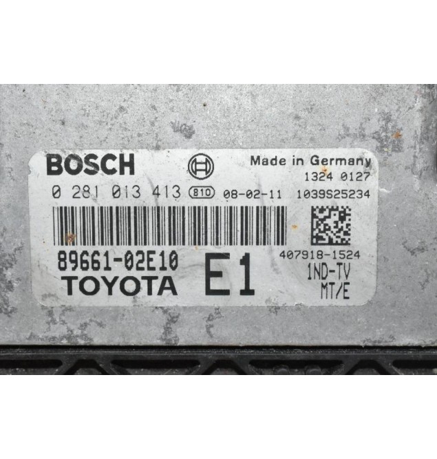 Εγκέφαλος Toyota Corolla - Auris 1.4D D4D 2005-2010 89661-02E10 0281013413 1039S25234