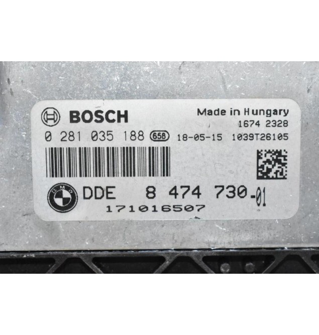 Εγκέφαλος Bmw F20 F32 F82 2010-2022 DDE 8474730-01 0281035188 1039T26105