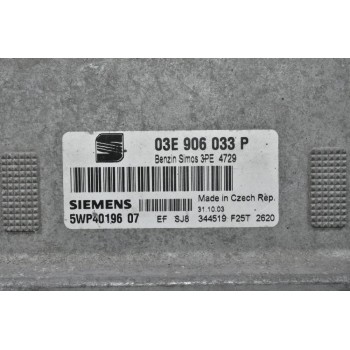 Εγκέφαλος Seat Ibiza 1.2 2001-2010 SIEMENS 03E906033P 5WP4019607