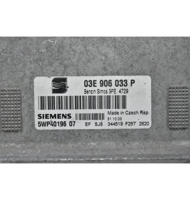 Εγκέφαλος Seat Ibiza 1.2 2001-2010 SIEMENS 03E906033P 5WP4019607