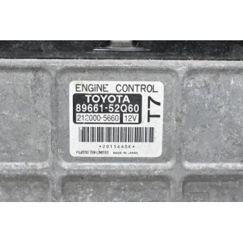 Εγκέφαλος Toyota Yaris 2005-2015 89661-52Q60 212000-5660