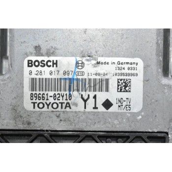 Εγκέφαλος Toyota Auris 1.4 D4D 2008-2013 BOSCH 89661-02Y10 0281017097 1039S39969