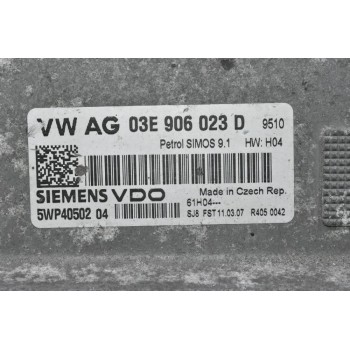 Εγκέφαλος Volkswagen Polo BME 1.6 TDI 2007-2015 SIEMENS 03E906023D 5WP40502 (Seat / Audi / Skoda)