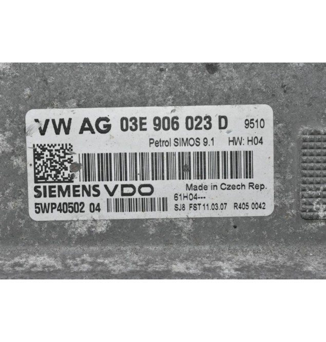 Εγκέφαλος Volkswagen Polo BME 1.6 TDI 2007-2015 SIEMENS 03E906023D 5WP40502 (Seat / Audi / Skoda)